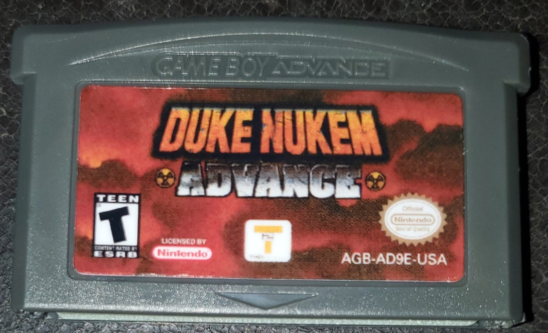 Duke Nukem Advance GBA Video Game Cartridge Game Boy Advance 2002