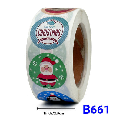 Christmas gift stickers decorative sealing sticker Merry Christmas Reward Self-adhesive labels Children&