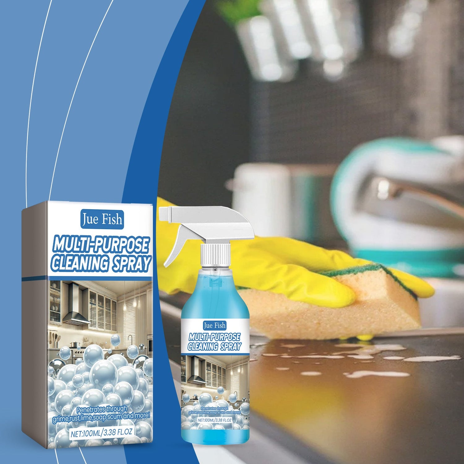 Cooktop Surface Odor Foam Cleaner