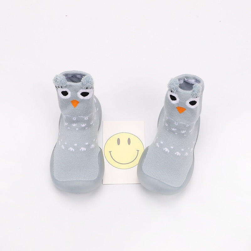 Baby cartoon walking shoes, cute multi-color children&