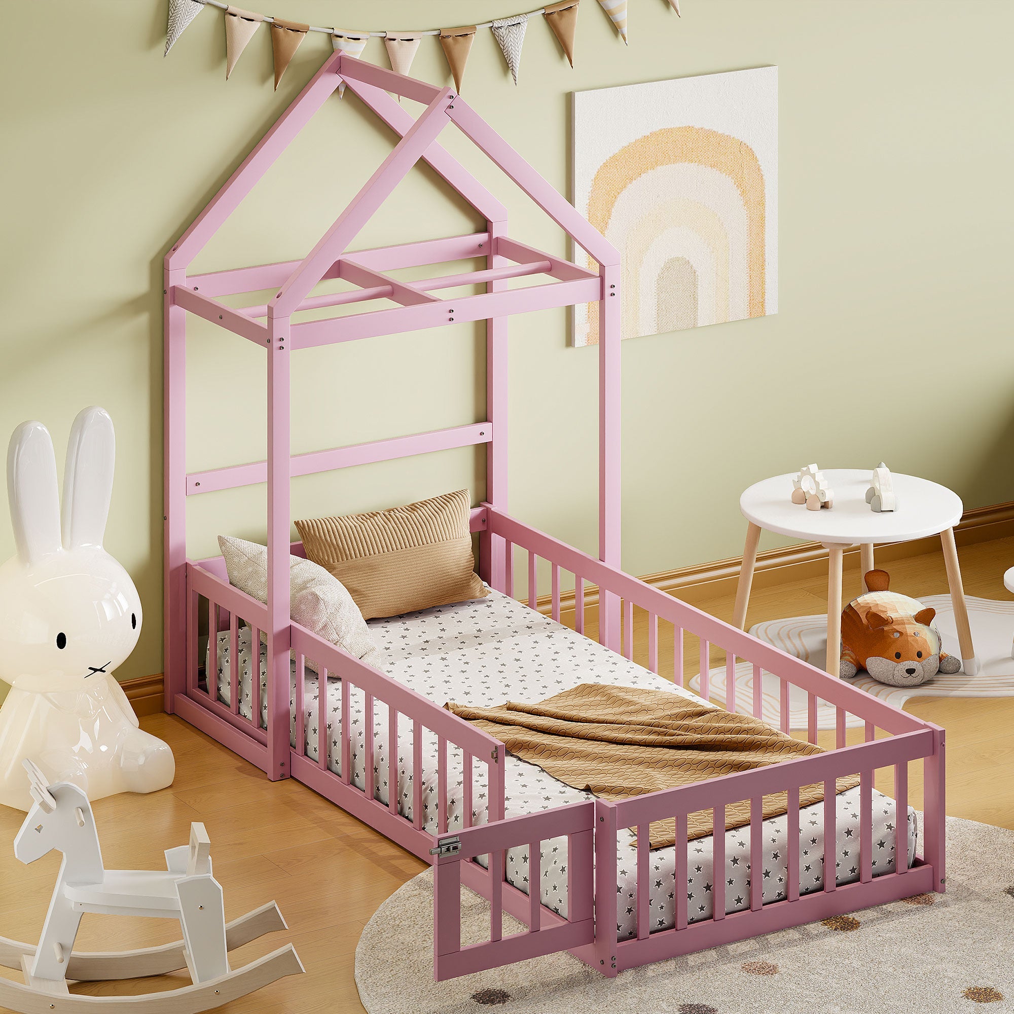 Wooden Twin Size Children&