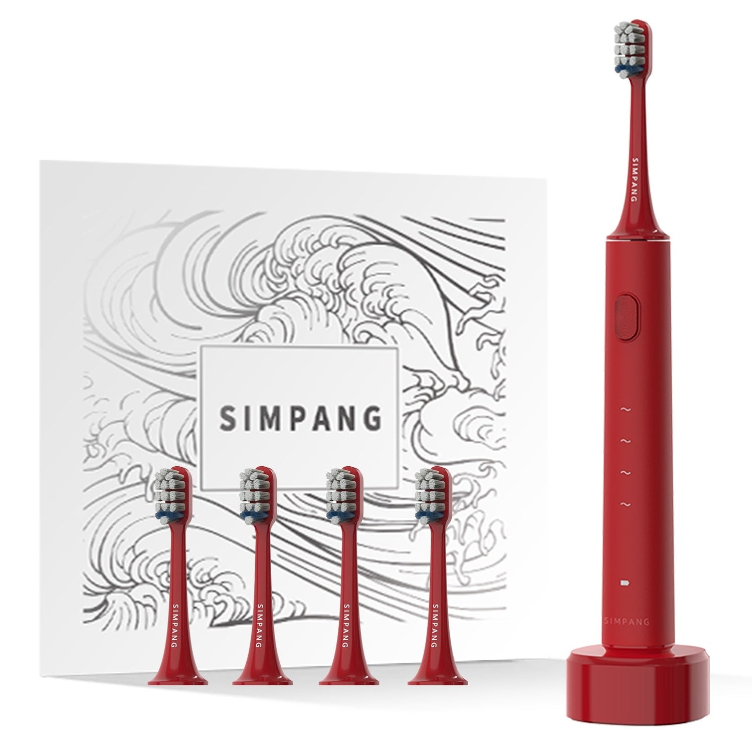 Smart Sonic Electric Toothbrush Soft Bristles Wireless Charging Adult Gift Box