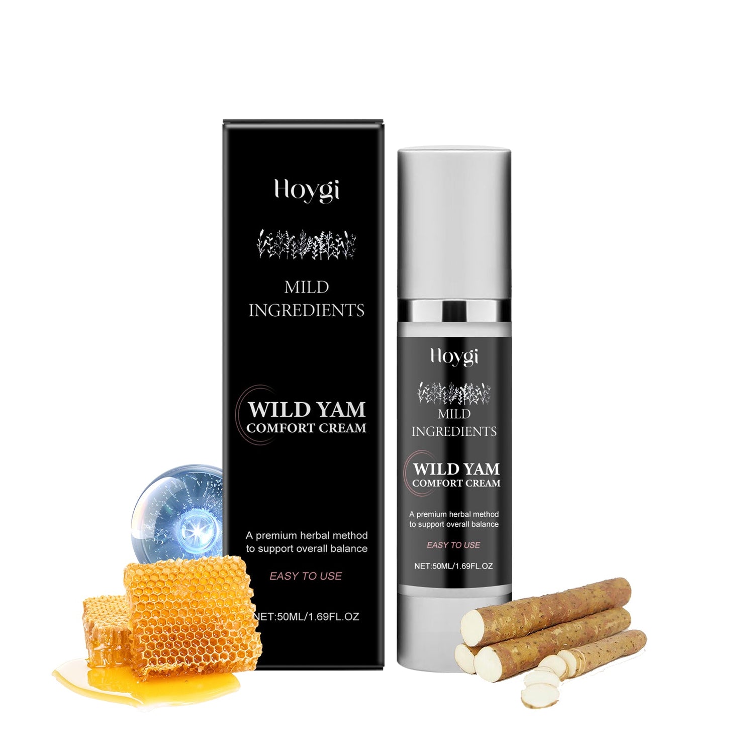 Wild Yam Body Care Cream Gently Moisturizes Women&