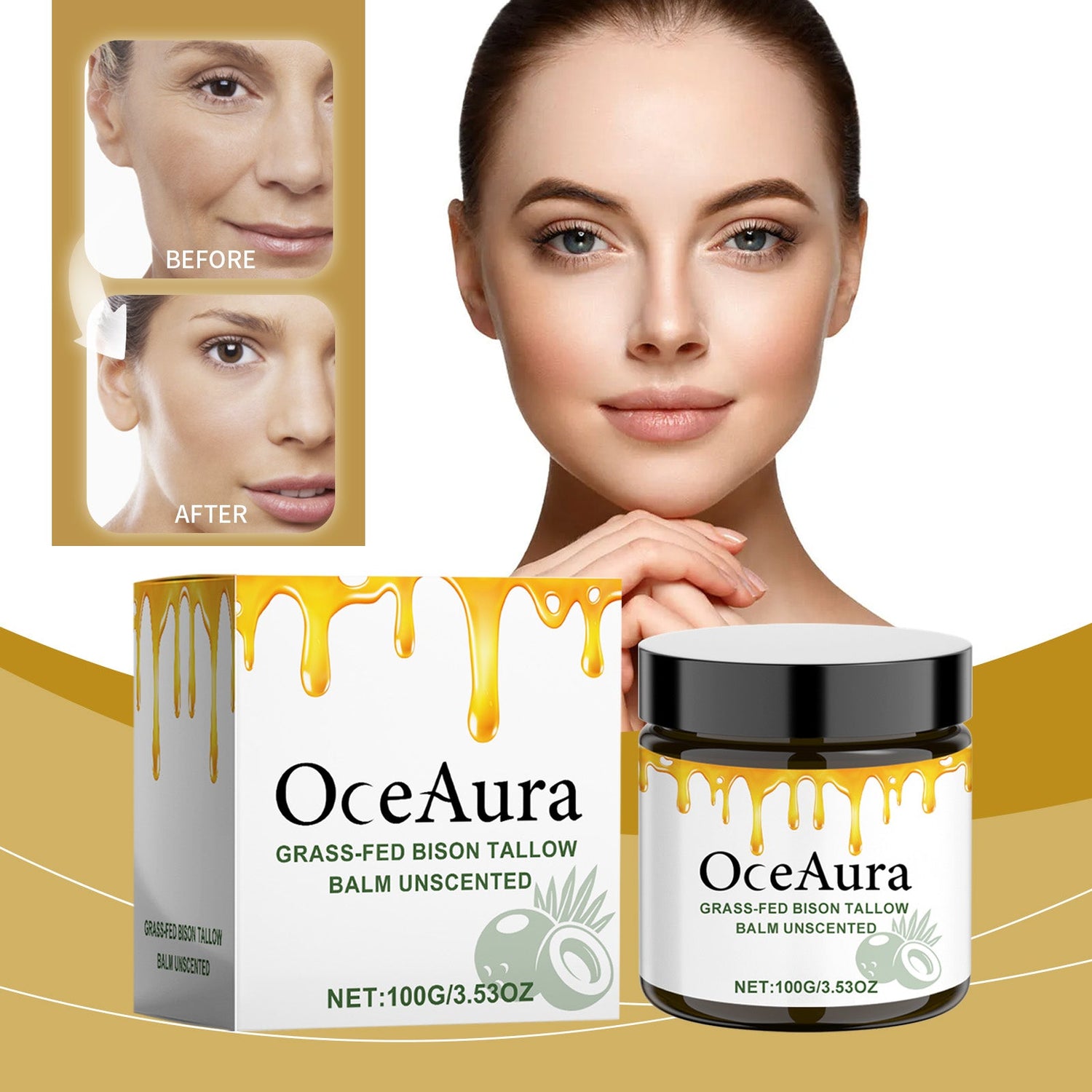 Honey Butter Moisturizer, Moisturizer Moisturizes Skin To Keep It Hydrated Apply Massage Skin Cream