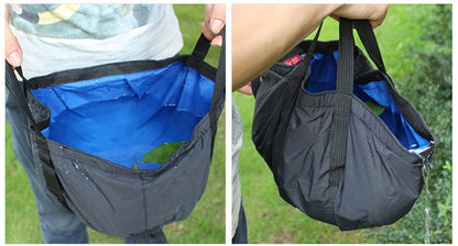 Fishing Basin Portable Travel Laundry Washbasin Foot Bag Bucket Outdoor Travel Basin