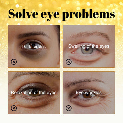 24K Gold Anti-Wrinkle Eye Mask, Moisturizing And Improving Eye Lines Brightening And Moisturizing Eye Skin Eye Care