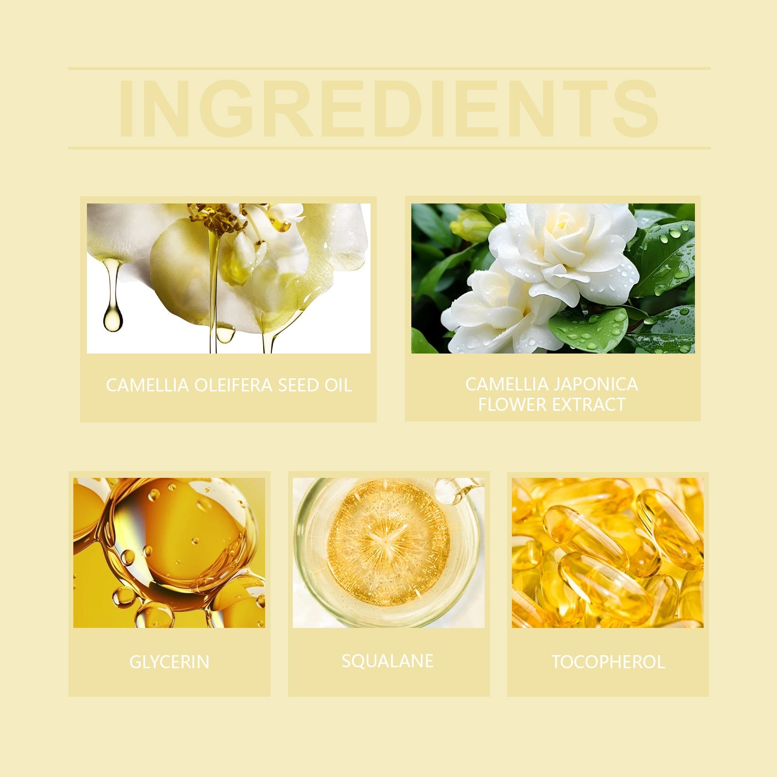Nourishing Hair Care Tea Oil Spray Herbal Extraction Camellia Seed Oil Repair Dry And Smooth Hair Treatment
