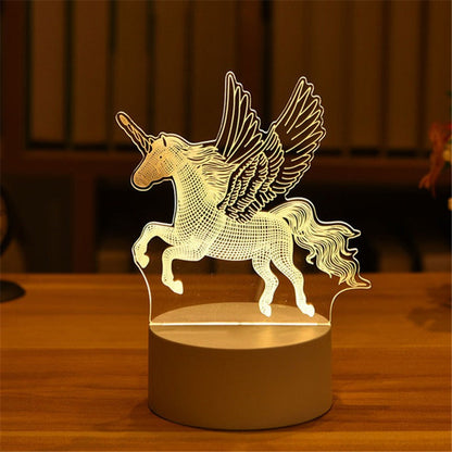 3D Night Light LED Table Light Creative Gift Bedhead Light Small Gift Valentine&