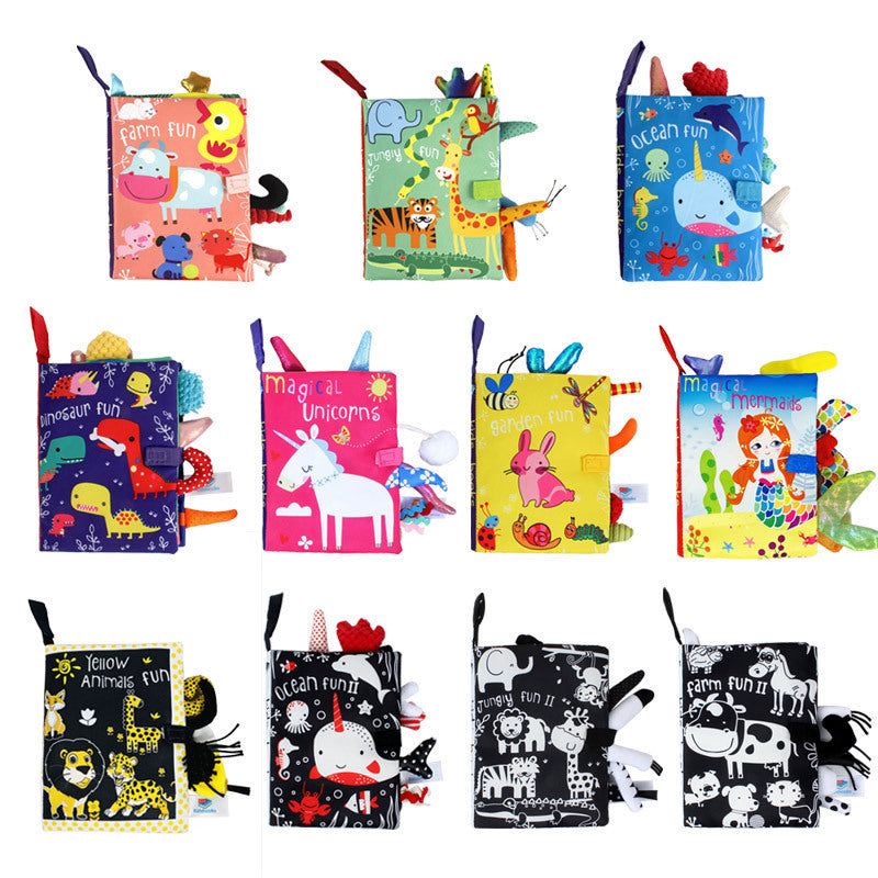 Baby toys three-dimensional cloth books that cannot be torn apart washable children&