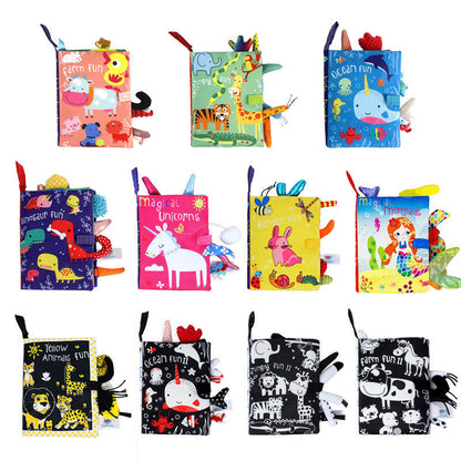 Baby toys three-dimensional cloth books that cannot be torn apart washable children&