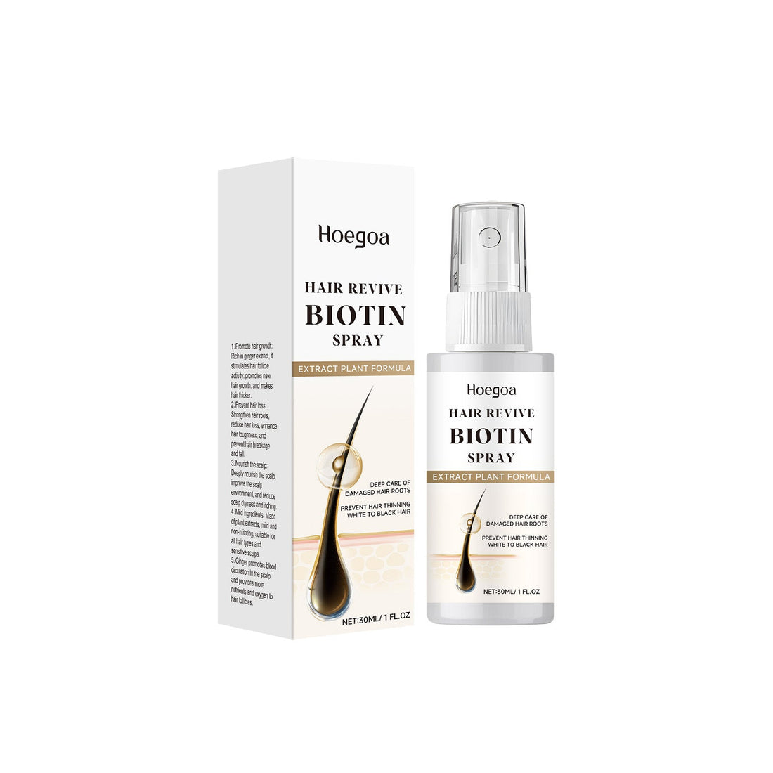 Hair Care Spray Herbal Ingredients Gently Nourishes Hair, Softens And Brightens Hair Care Spray