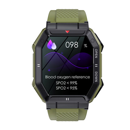 K55 outdoor three-proofing smart watch 1.85-inch large screen Bluetooth phone large battery dynamic heart rate