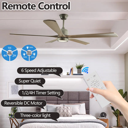 60-Inch Wood Ceiling Fan Remote