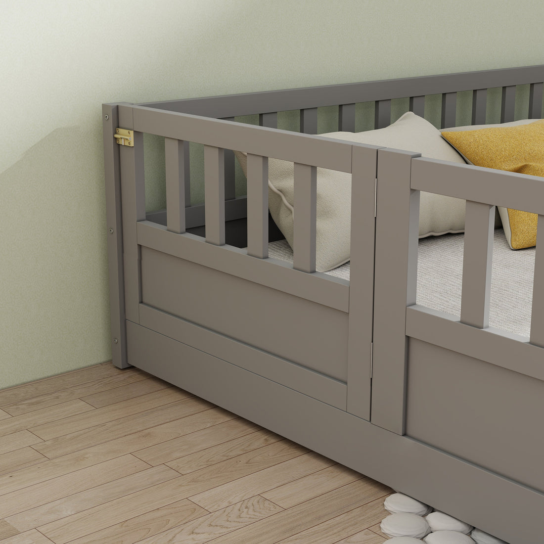 Full size floor bed, children&
