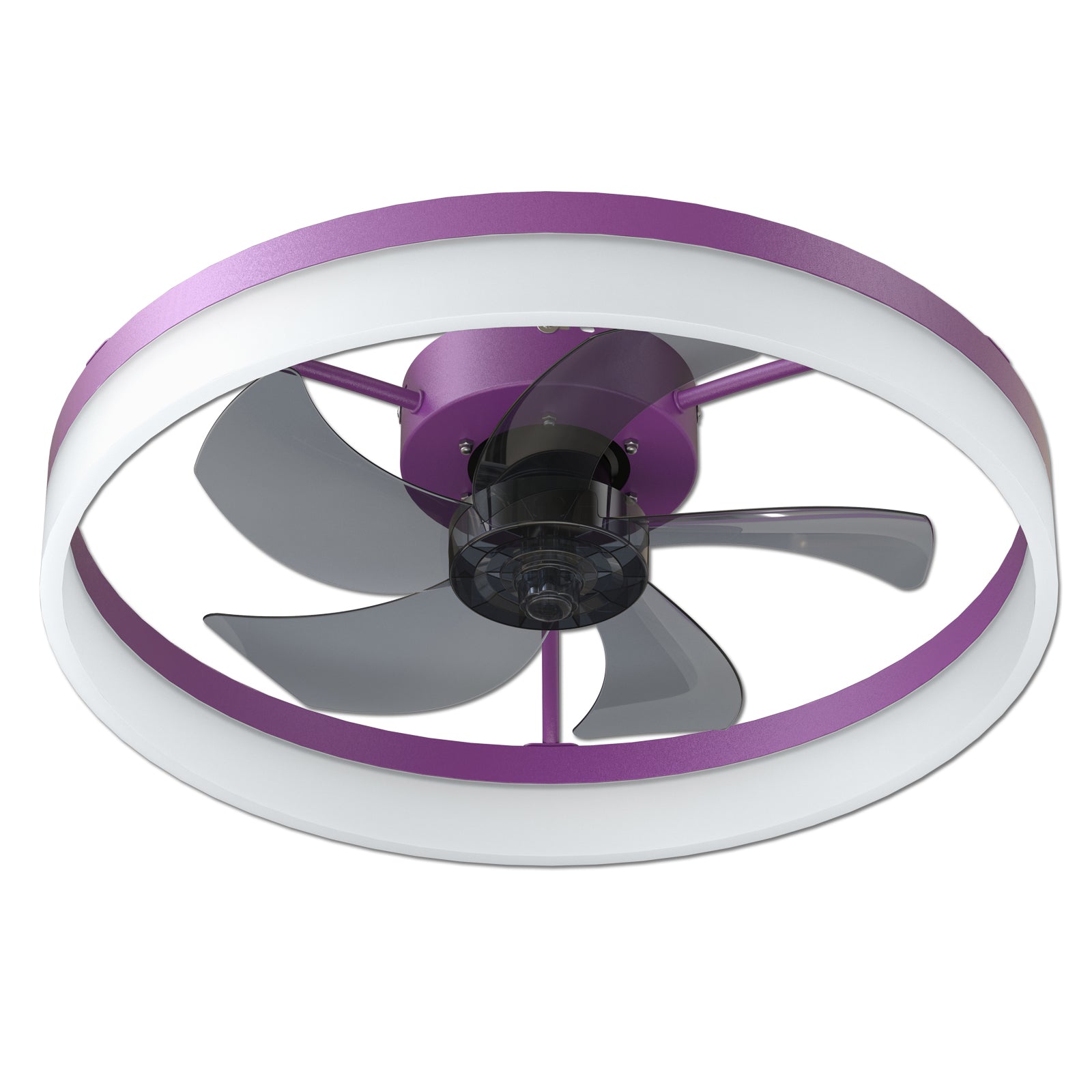 Purple Dimmable LED Ceiling Fan