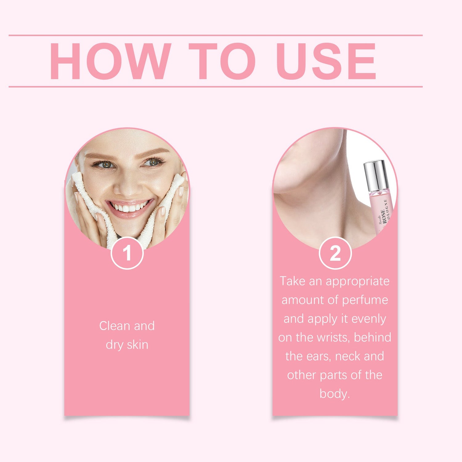 Rose Elegant Roll-On Perfume Women&