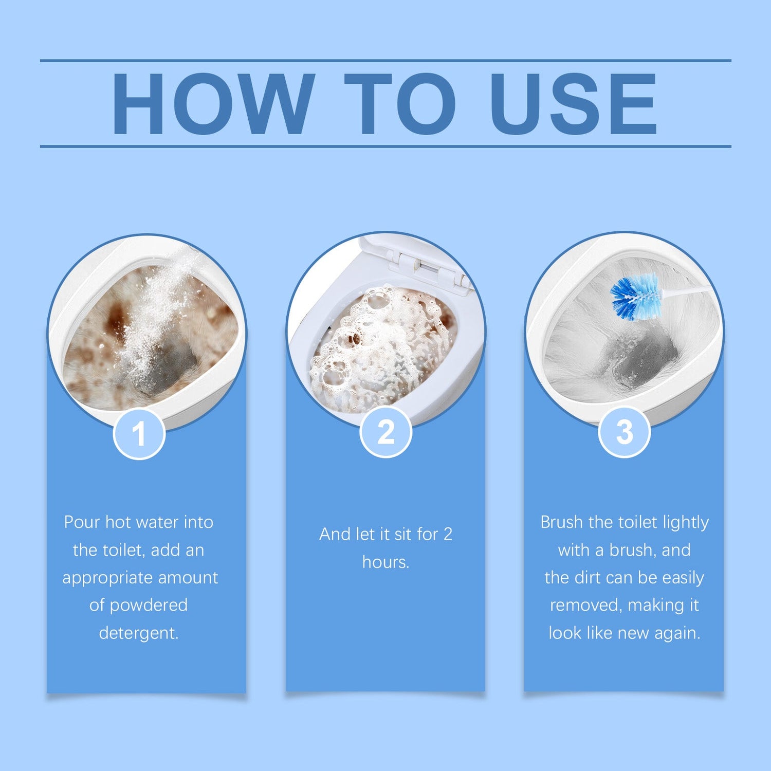 Toilet Decontamination Cleaning Powder Household Toilet Toilet Toilet Cleaning Dirt And Urine Stains Scented Toilet Cleaner