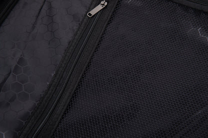 3 Piece Luggage Sets ABS Lightweight Suitcase with Two Hooks, Spinner Wheels, TSA Lock, (20/24/28) Black