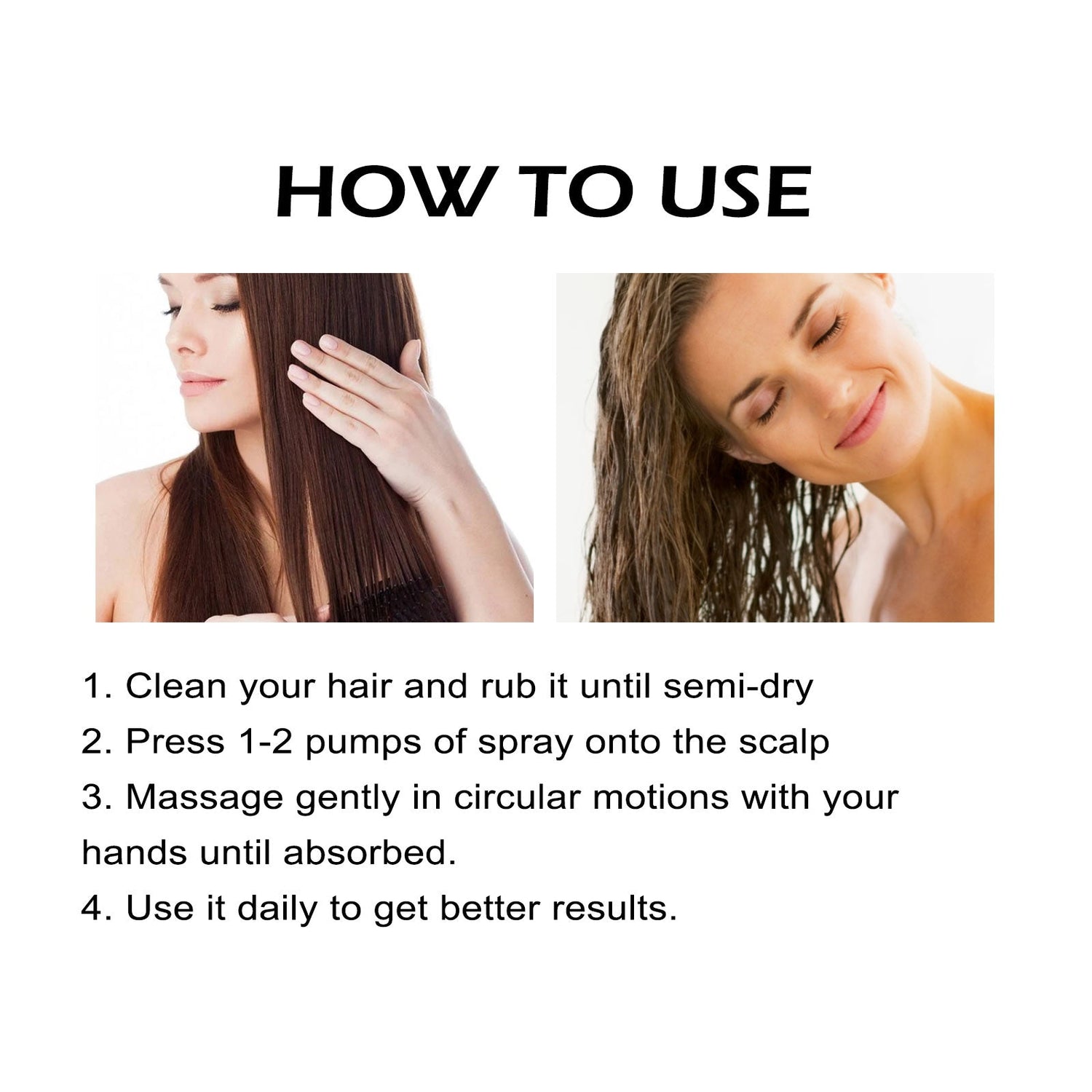 Rice hair Care Spray strengthens hair and moisturizes scalp