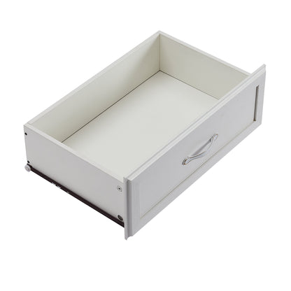 Bedroom dresser 9 drawer long dresser with antique handles wood chest of drawers for kids room 47.56&