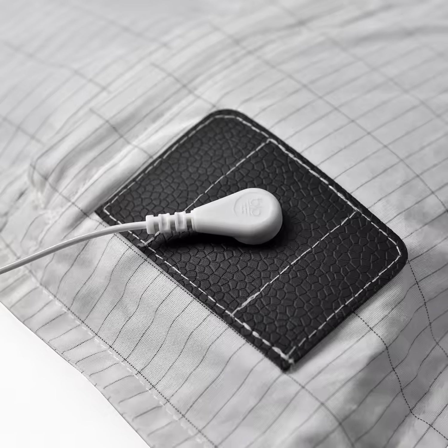 Earthing Ground Pillow Case For Health &amp; EMF Protection Improves Sleep Conductive Silver Fiber Cotton Pillowcase