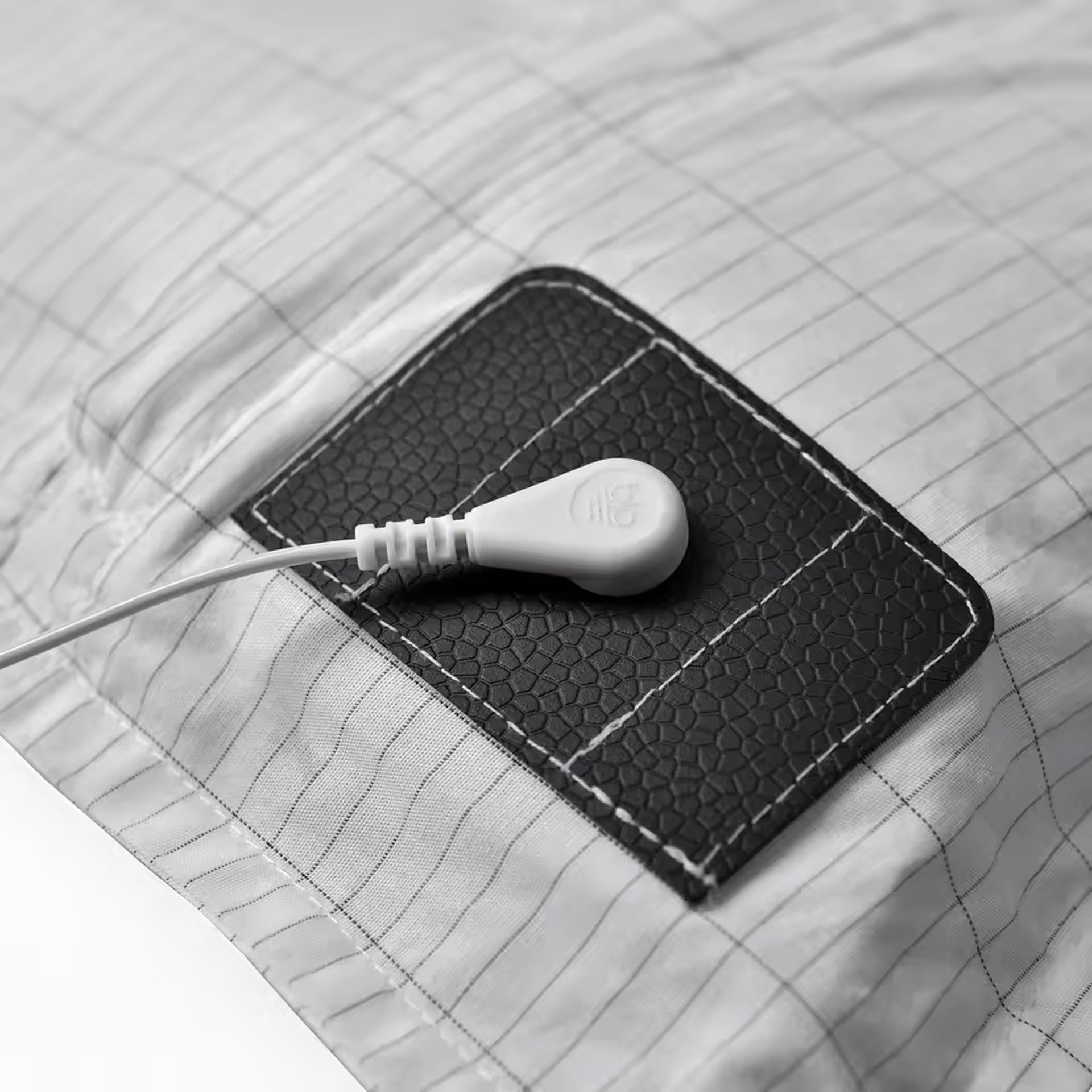 Earthing Ground Pillow Case For Health &amp; EMF Protection Improves Sleep Conductive Silver Fiber Cotton Pillowcase