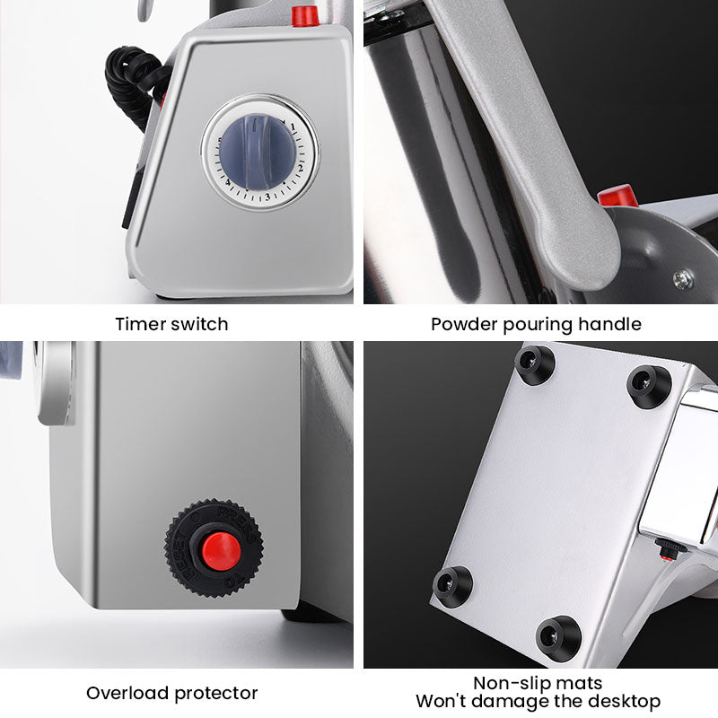 3000W, 800G Parts - Free Big - Capacity Grinder. Grinds herbs, coffee, grains, spices, medicine, wheat &amp; dry food.