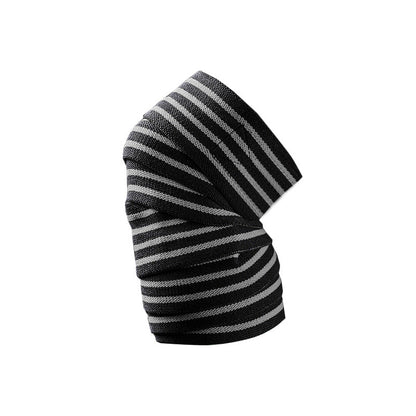 Sports and fitness knee pads for men deep squats elastic bandages strength lifting wrapped leggings knee protection gym cycling