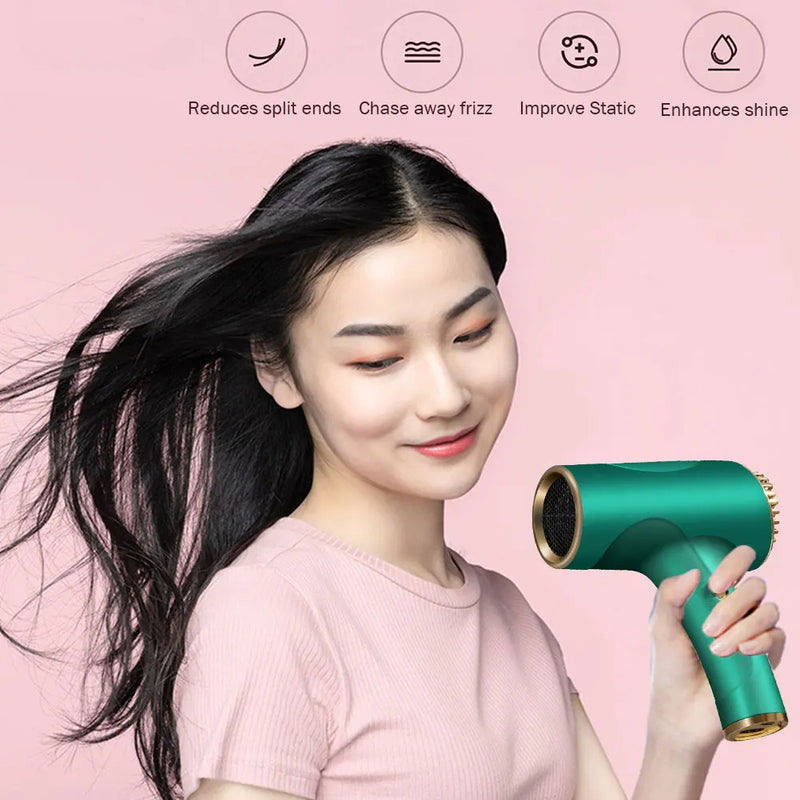 USB Cordless Anion Hair Dryer
