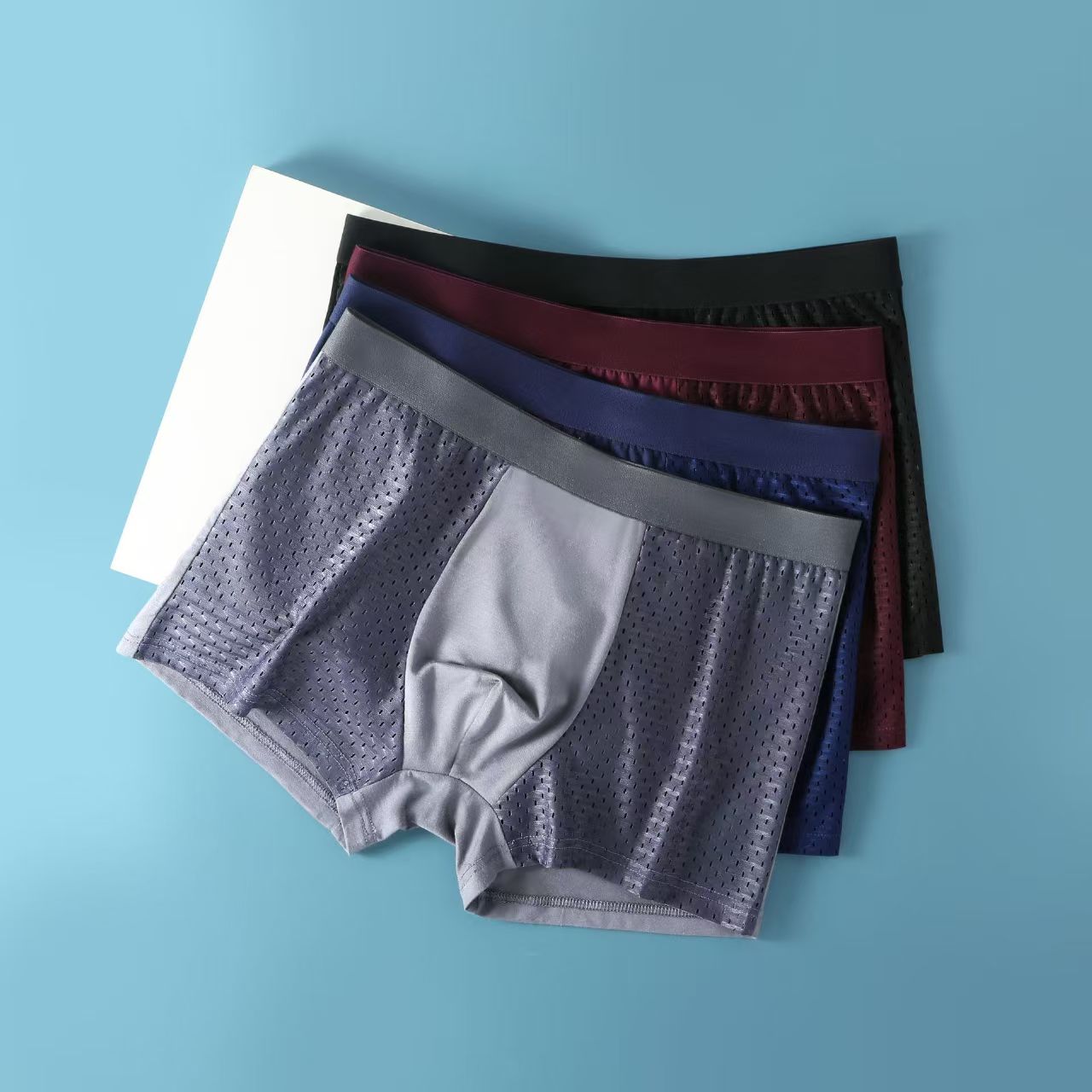 Cool Knitted Fabric Mesh Shorts Adult Men&