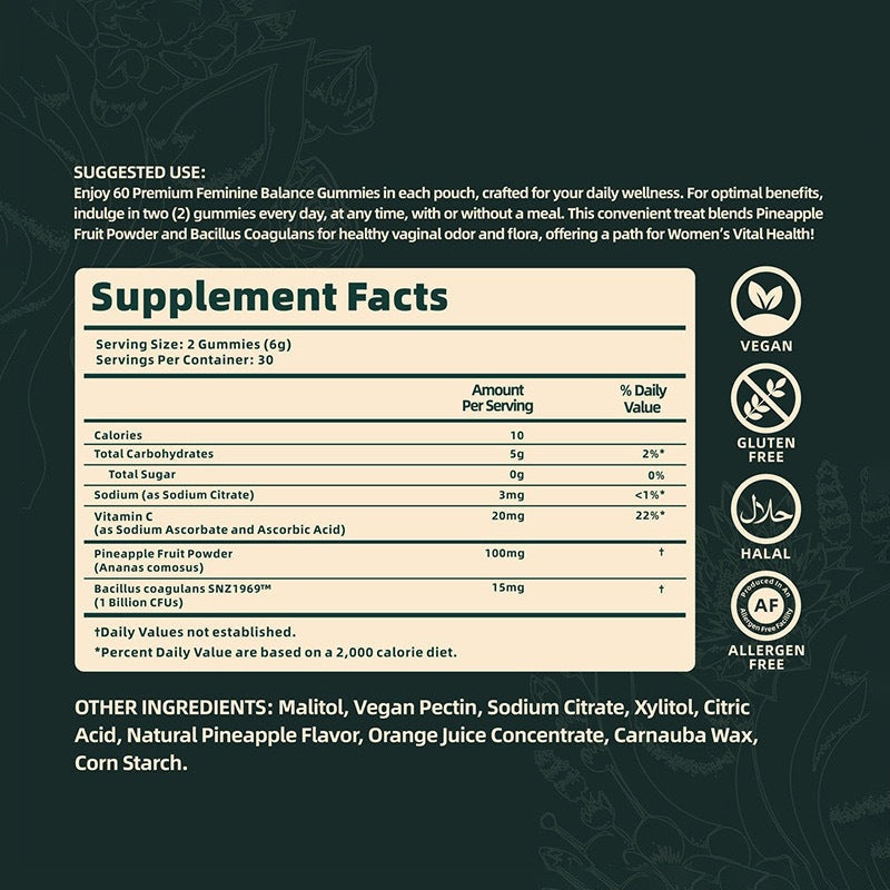 PREMIUM FEMINE BALANCE GUMMIES Women&