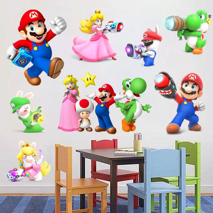 Mario stickers Super Mario stickers Children&