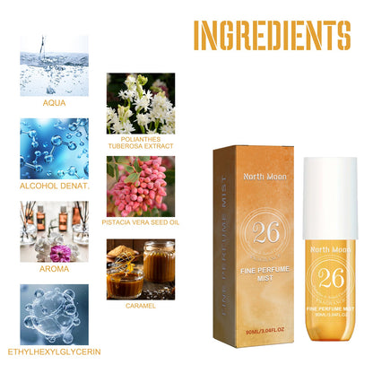 Perfume Spray Fresh Lasting Fragrance Non-Pungent Women&