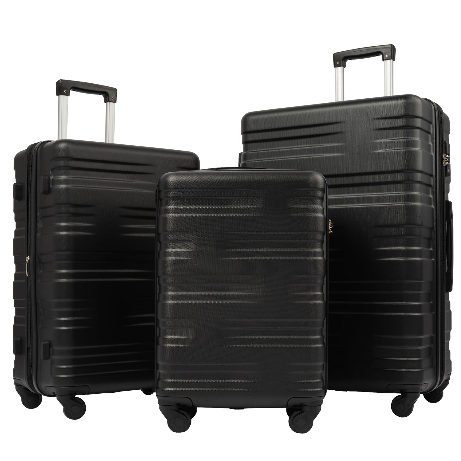 Hardshell Luggage Sets 3 Pcs Spinner Suitcase with TSA Lock Lightweight 20&