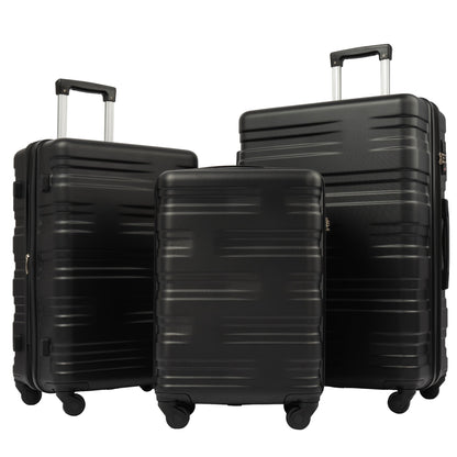 Hardshell Luggage Sets 3 Pcs Spinner Suitcase with TSA Lock Lightweight 20&