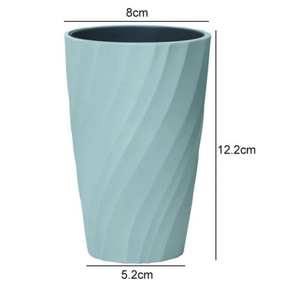 4 Colors Toothbrush Cup Threaded Double-Layer Tumblers Unbreakable Cups For Kids Bathroom Cup Toothbrush Mouthwash cup