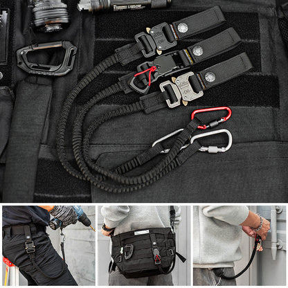 Func. tool rope, equip. tools, phone anti-loss hooks, bag &amp; pant dec. ropes