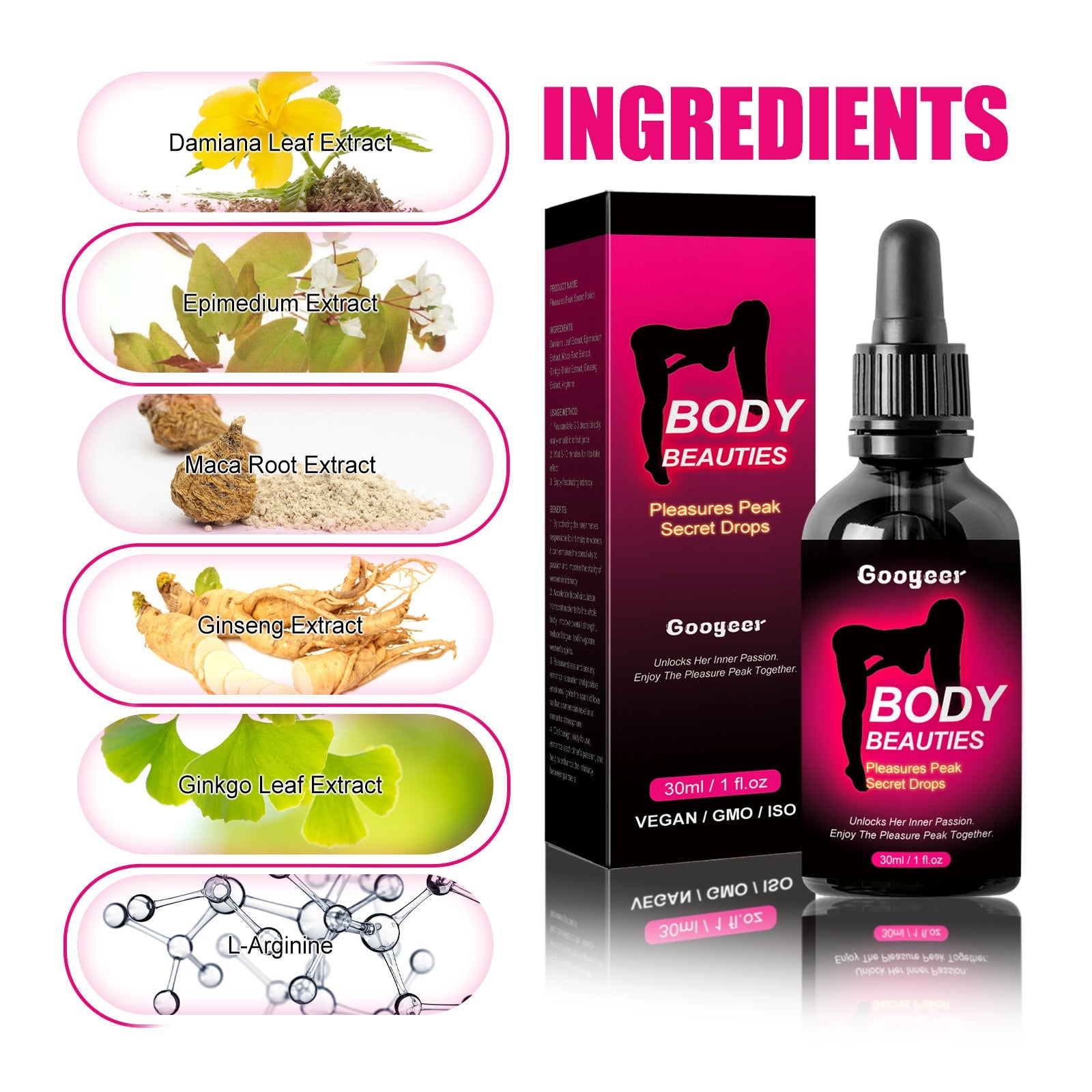 Feminine Care Drops, Moisturizing Gentle Massage Health Care Drops For Women&