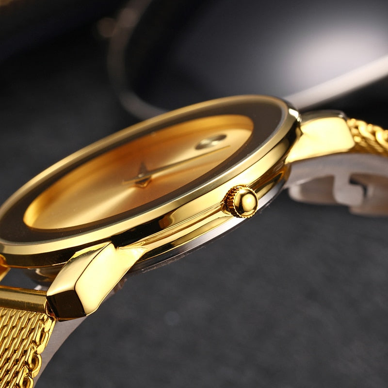 Clearance MISSFOX  2446 Unique Design Minimalist Watch Men Novel Stylish Male Watches Fashion Sports Quartz Wrist Watch For Men Women