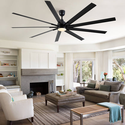 84-Inch Black Ceiling Fan Remote