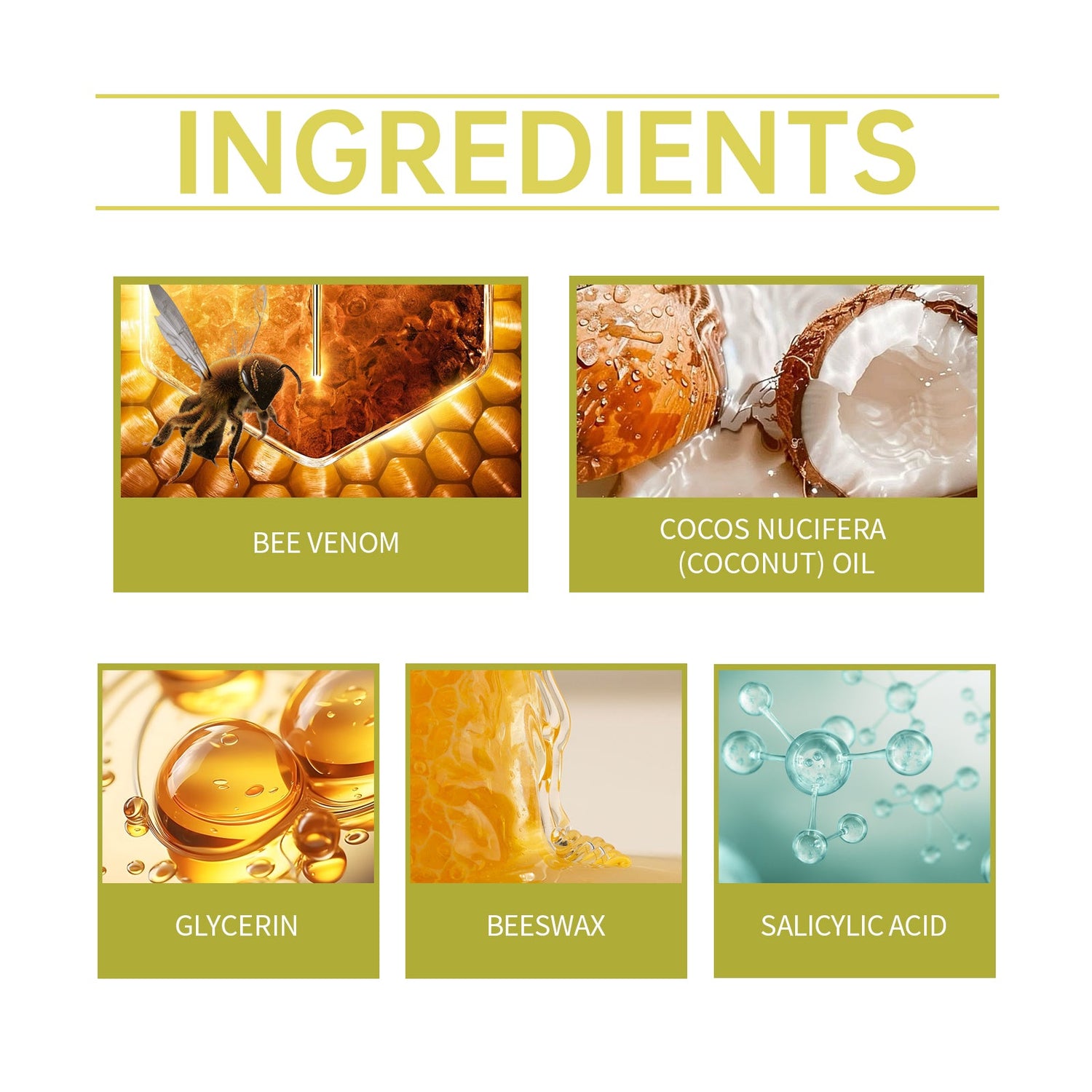 Beesvenom Acne-Clearing Cream Refreshing Shine Oil Control Balance Skin Gentle Moisturizing Skin Care Moisturizing Acne-Clearing Face Cream