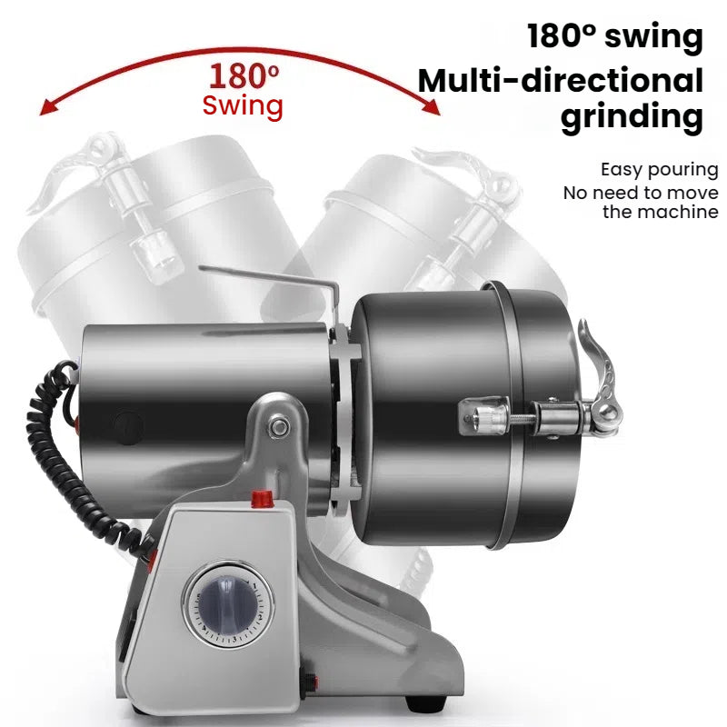 3000W, 800G Parts - Free Big - Capacity Grinder. Grinds herbs, coffee, grains, spices, medicine, wheat &amp; dry food.