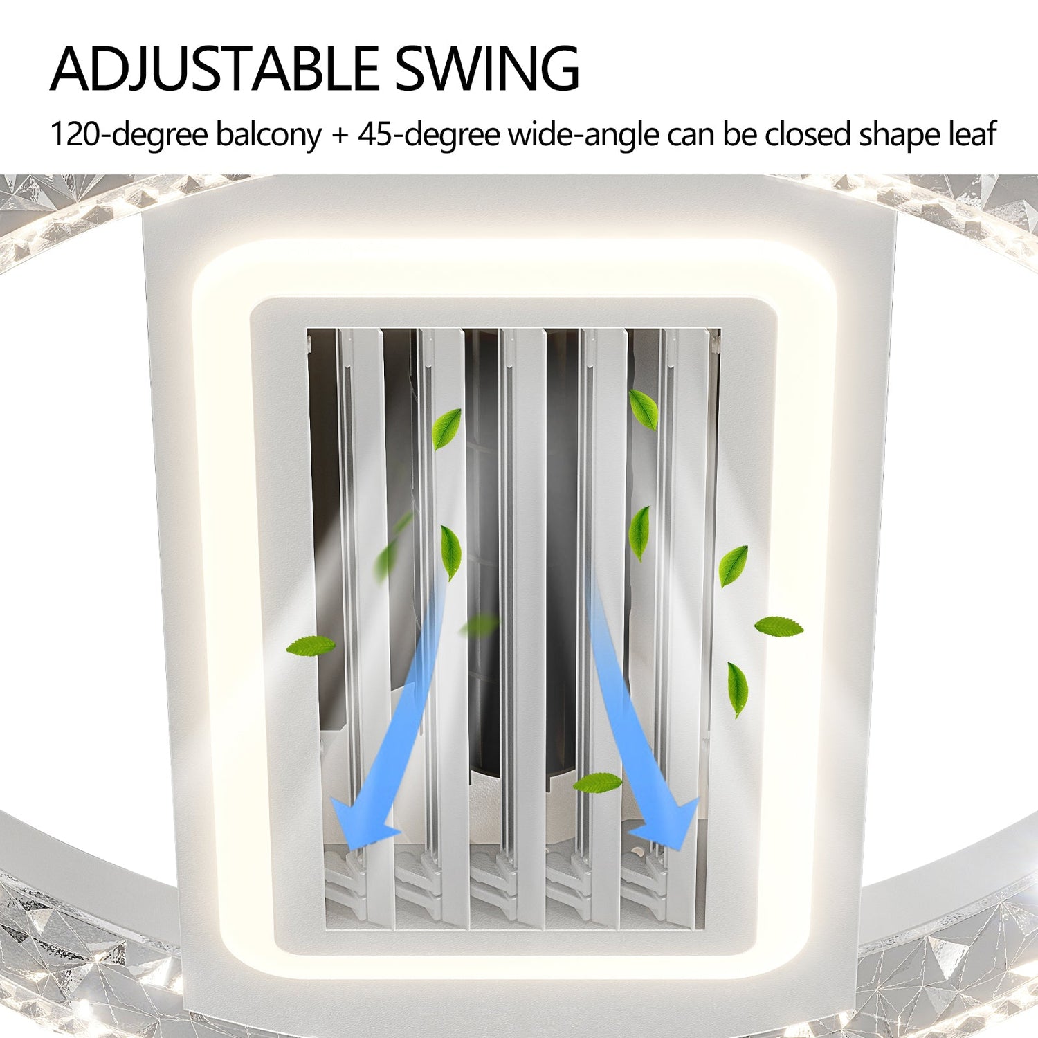 Bladeless LED Fan Lamp
