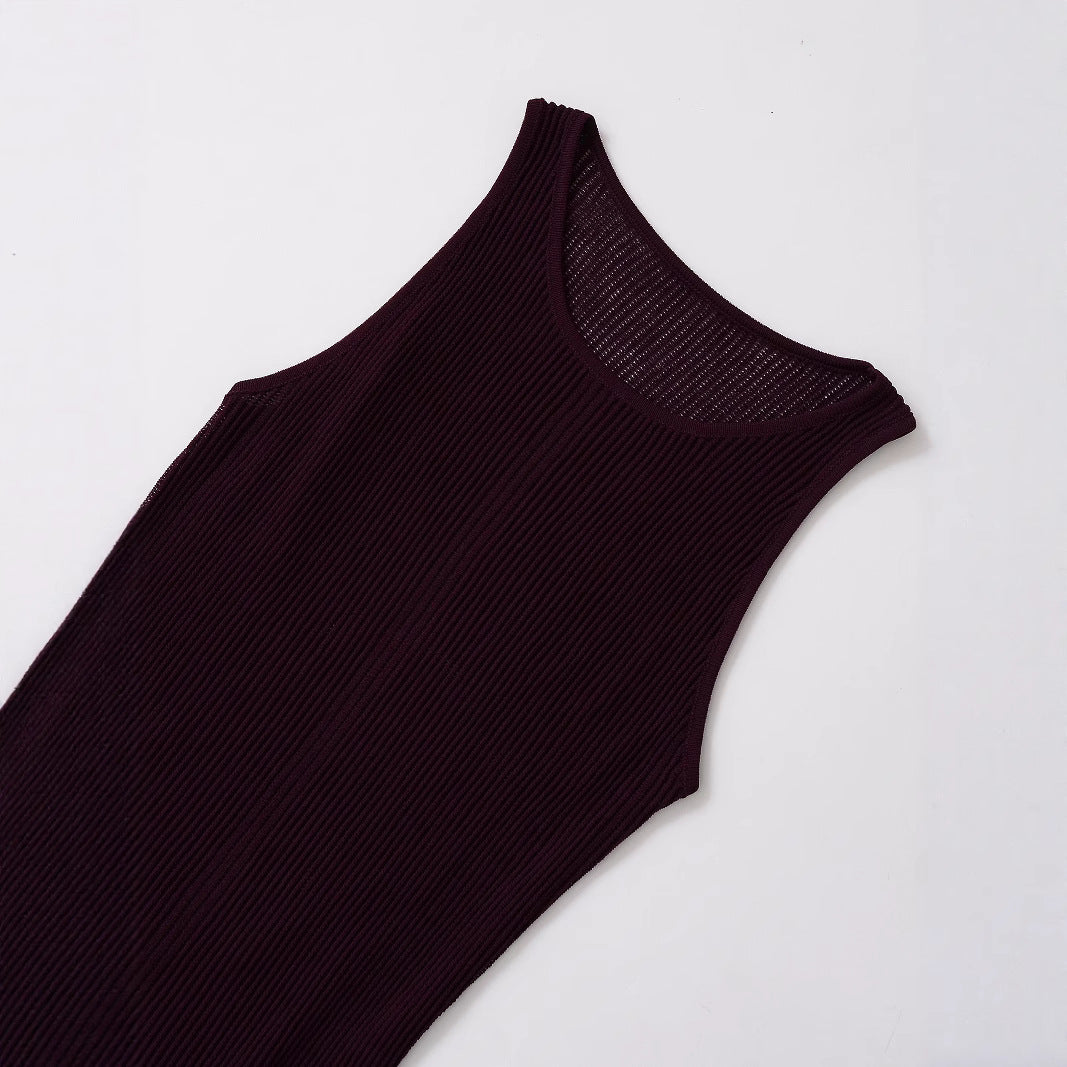 Spring New  Style Round Neck Solid Color Women&