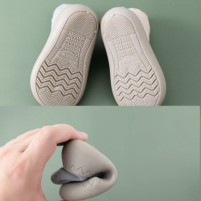 Baby Floor Shoes and Socks Autumn and Winter New Rubber Sole Lightweight Neonatal Soft Sole Walking Shoes Children&