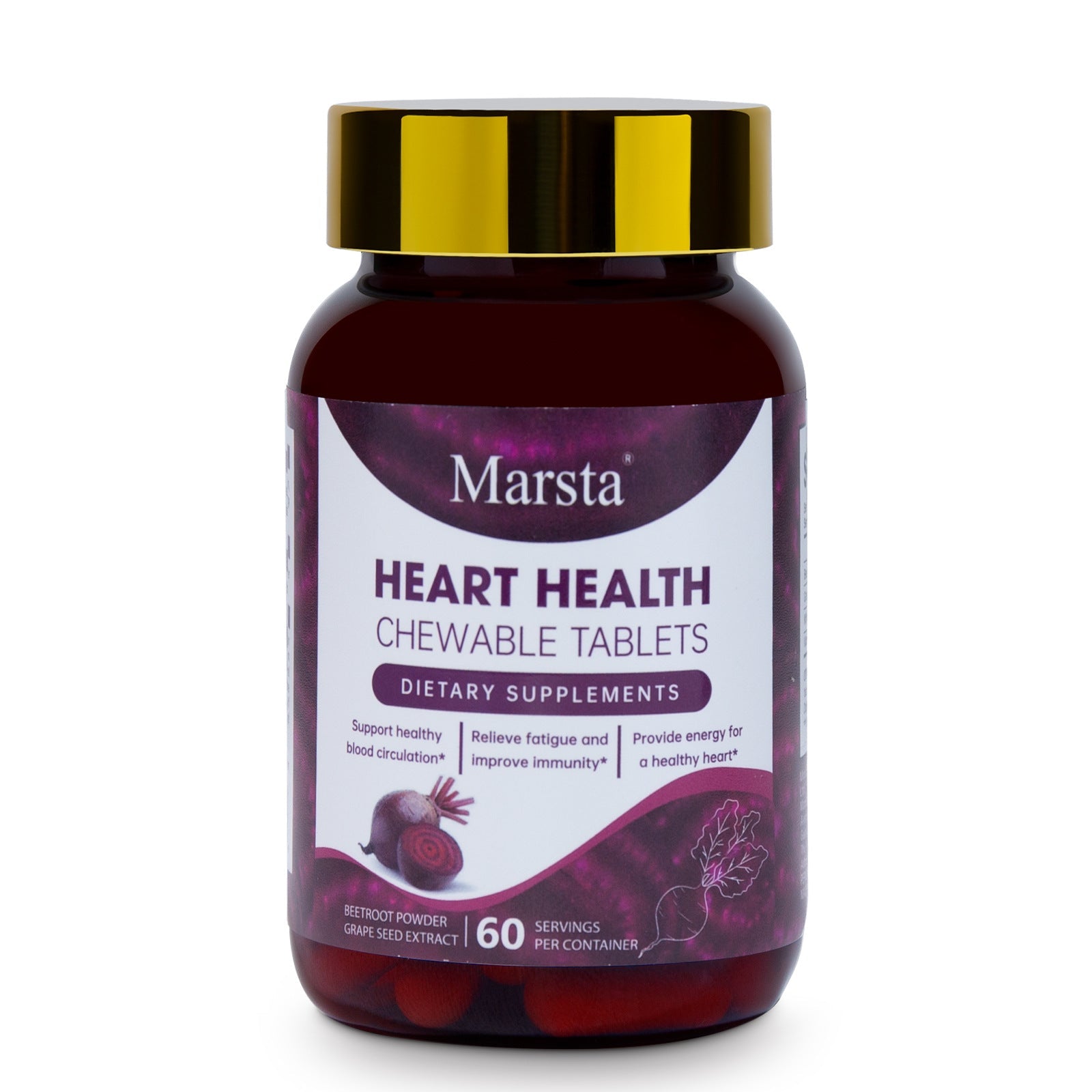 Beetroot Heart Health Chew Tablets