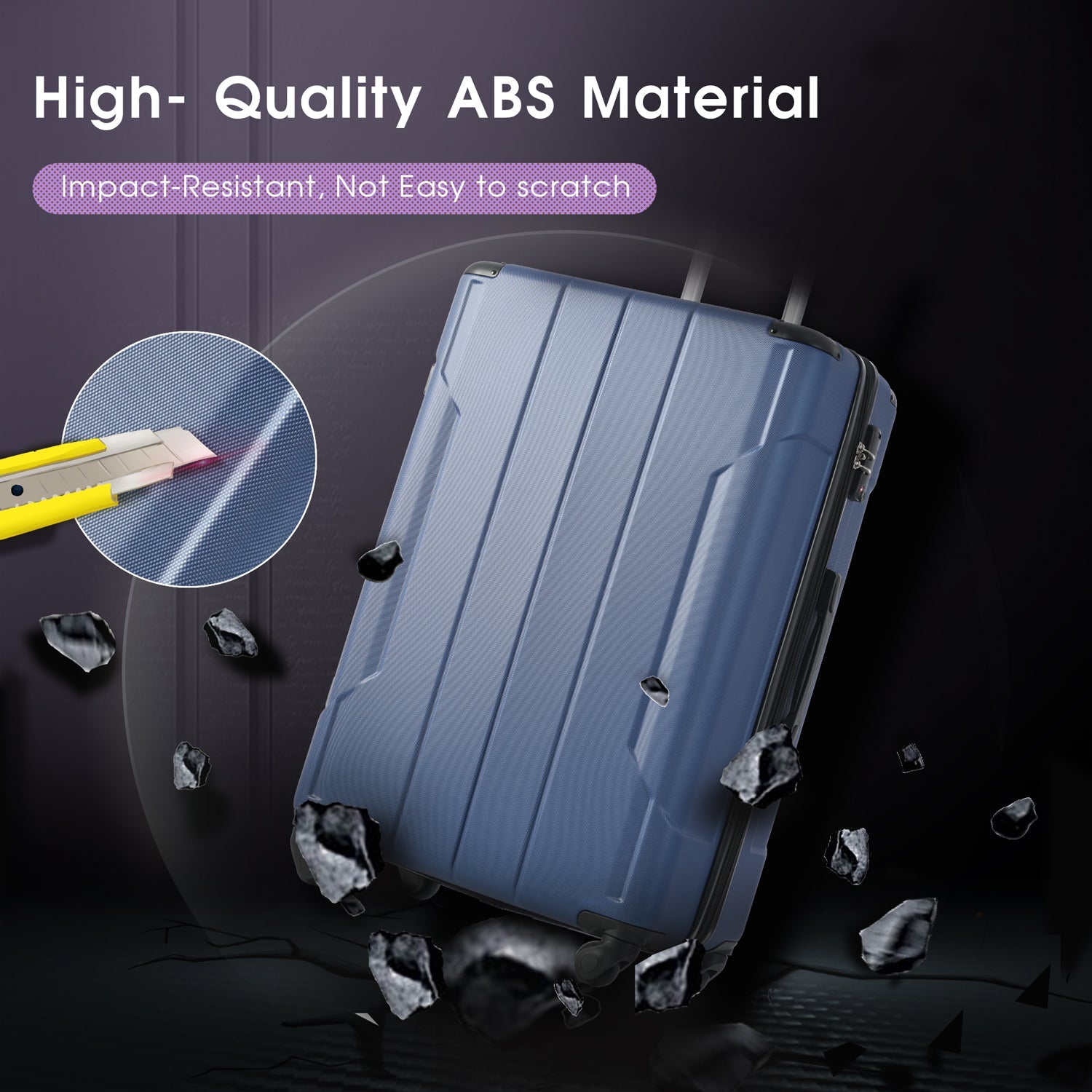 Hardshell Luggage Spinner Suitcase with TSA Lock Lightweight 20&