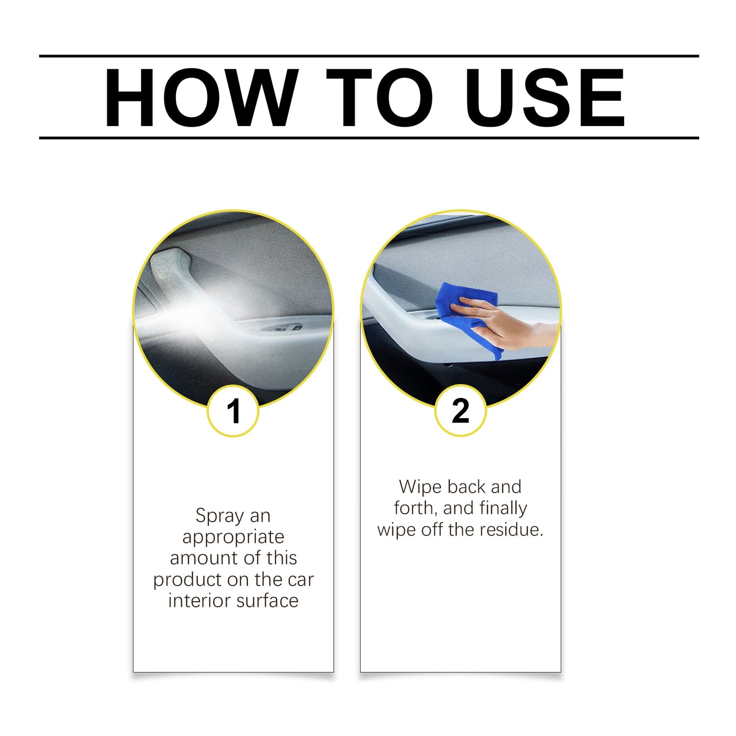 Car Interior Steering Cleaner