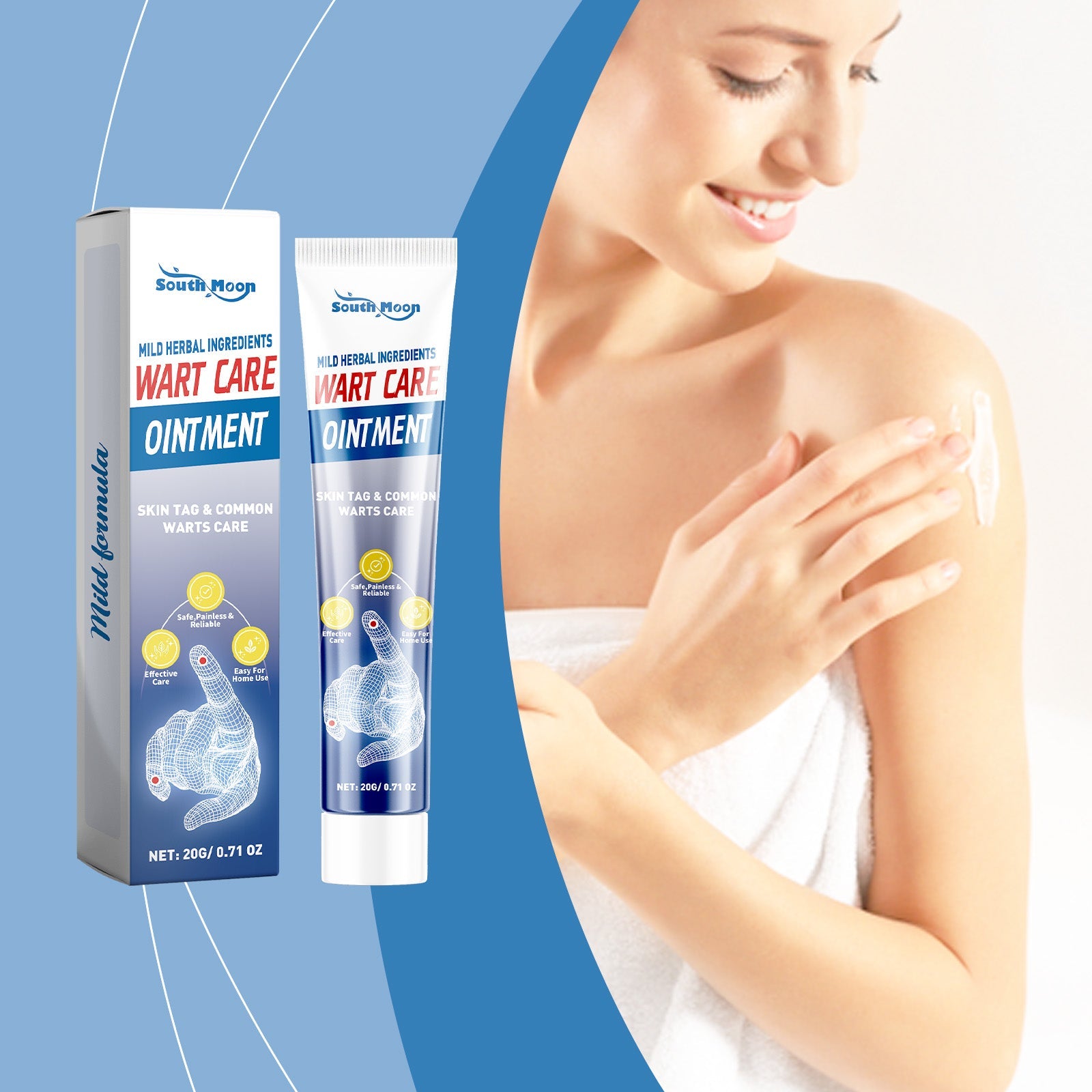 Herbal Keyu Cream, Improves Skin Natural Smooth Gentle Care Skin Body Care Cream