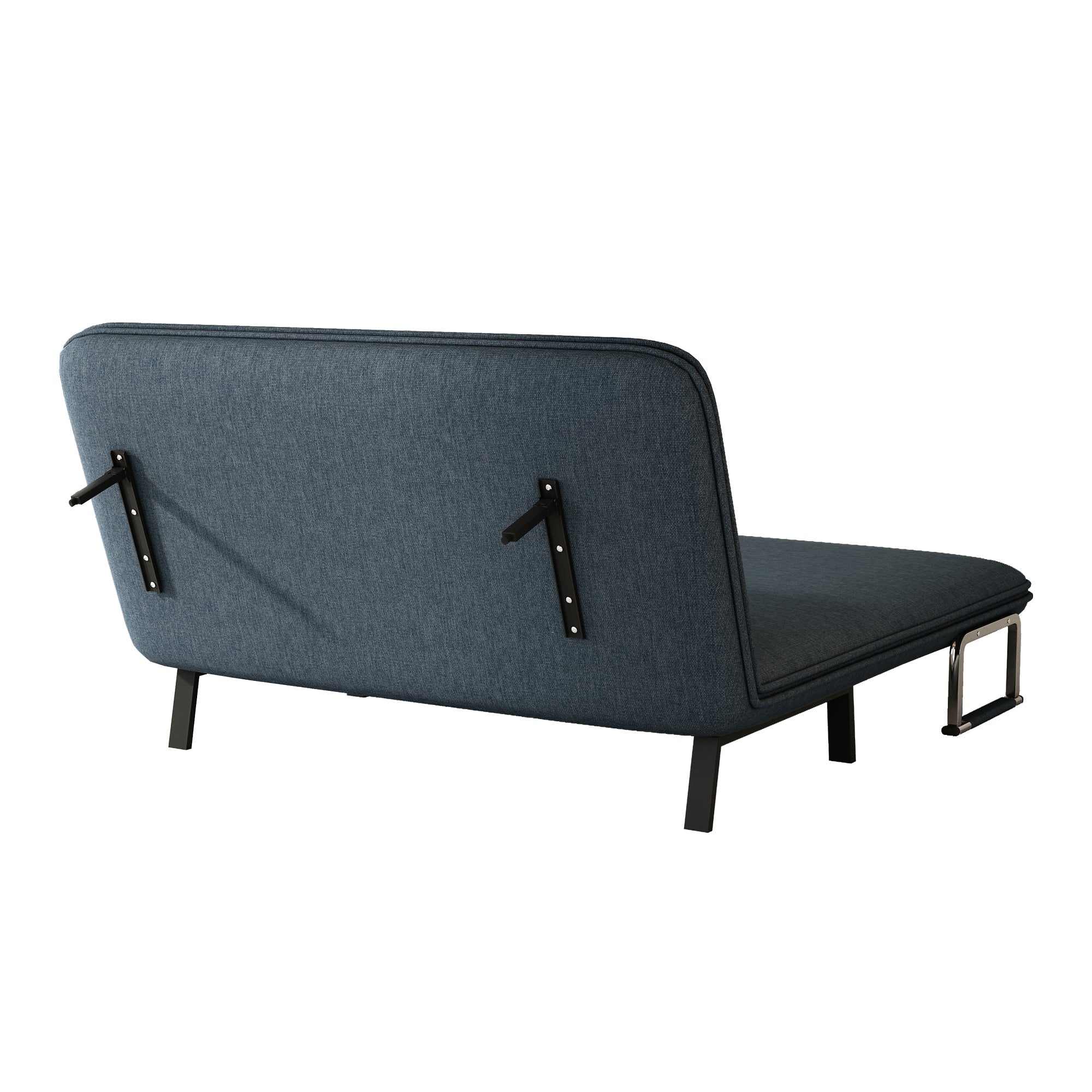 55″ Convertible Chair Bed Tri-Fold Sofa Bed with Adjustable Backrest &amp; Pillow